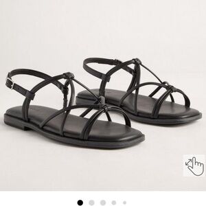 NWT Torrid black gladiator sandals 10.5 Wide width